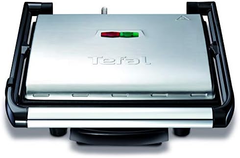 Tefal Gril Viande Panini Multifonction 2000 W Rangement Vertical GC241D12 Noir/Argent – Image 2